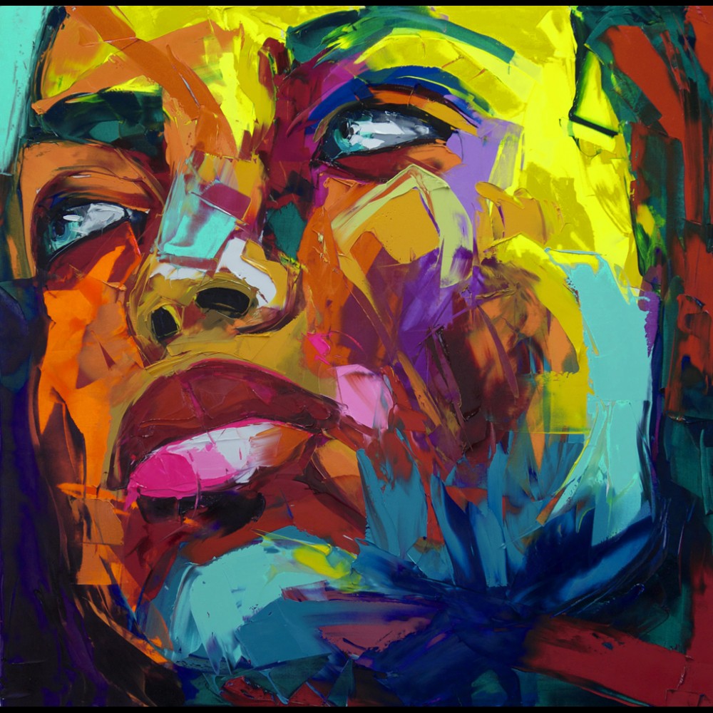 Francoise Nielly Portrait Palette Painting Expression Face144